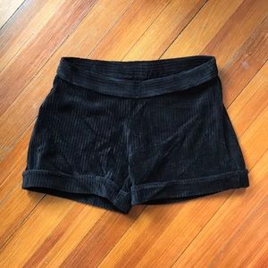 Velvet shorts